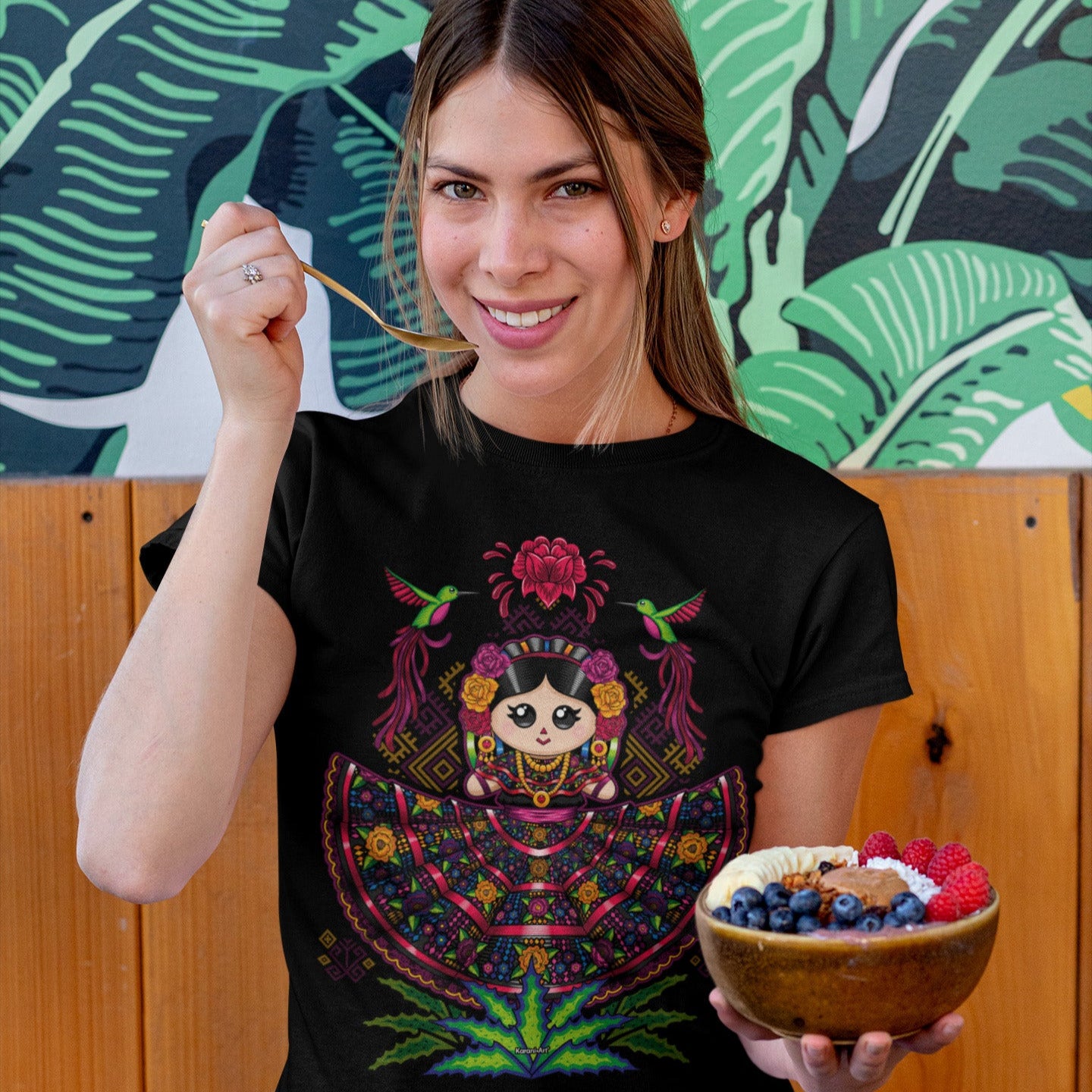 Lele Chiapaneca Playera para Mujer | Diseño Mexicano y Exclusivo