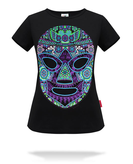 Playera-Luchola-mora-mujer