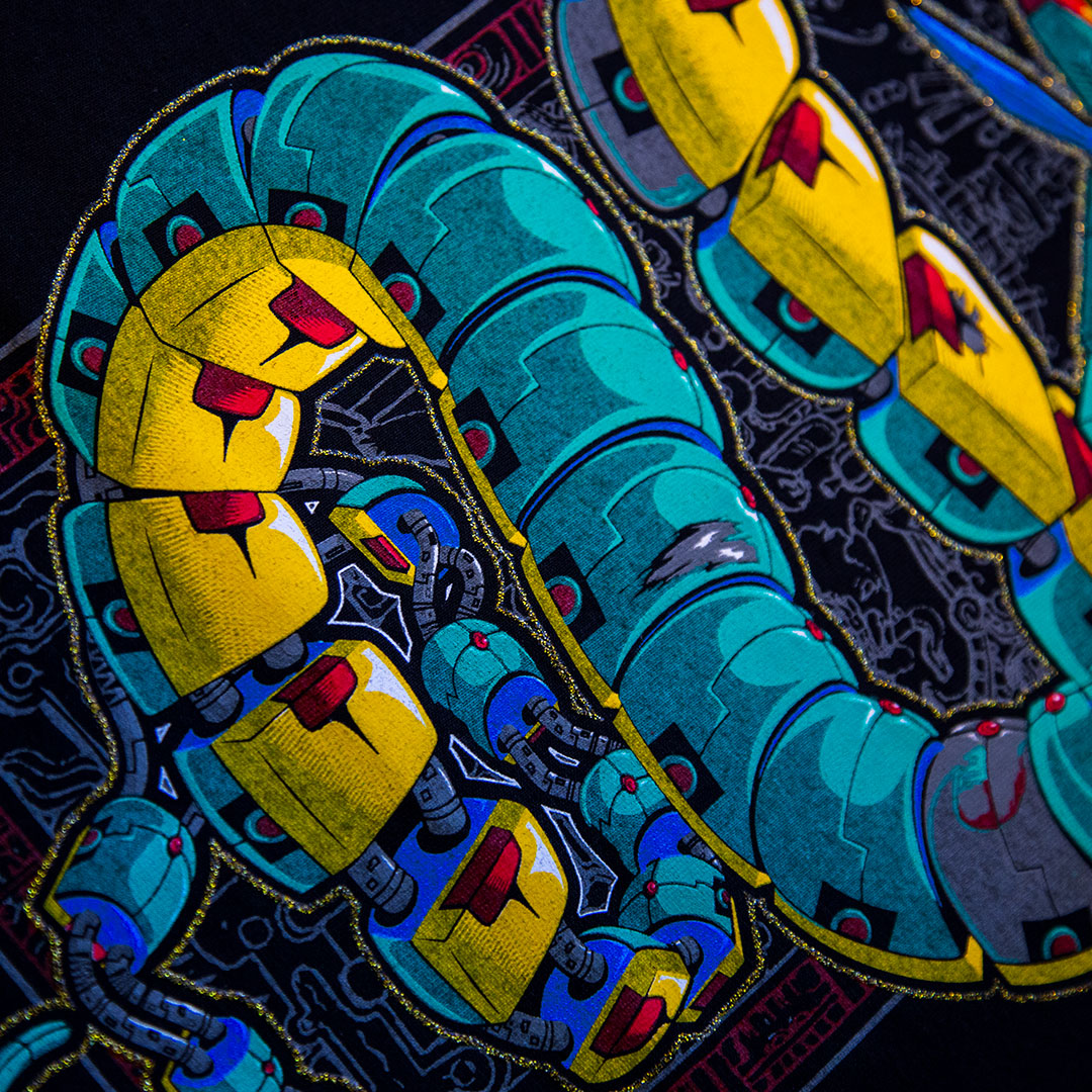 Playera QuetzalMachine | Arte Mexicano Tecno-Ancestral