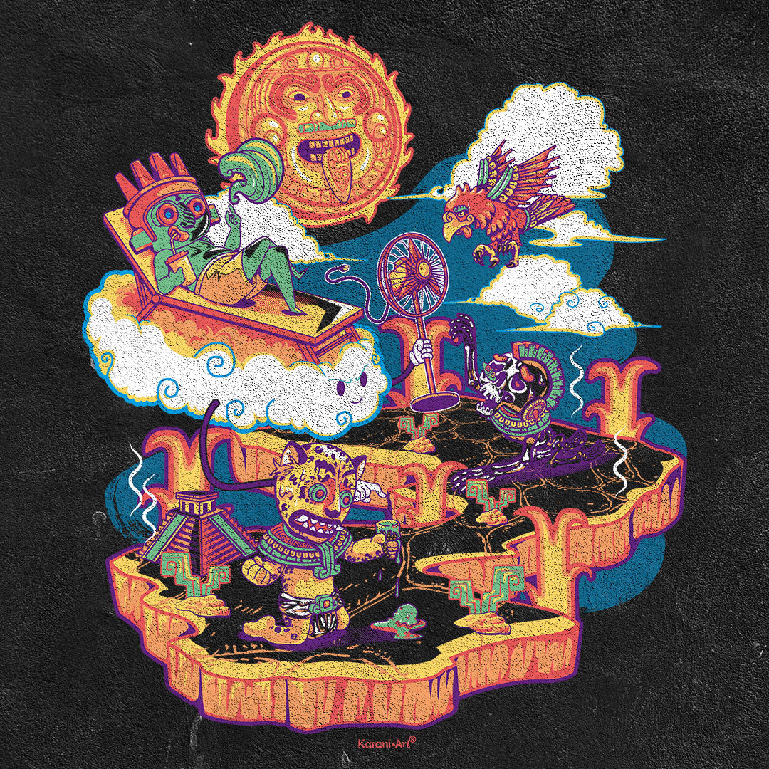 Solstice T-shirt | Solar Mysticism and Cutting-Edge Screen Printing