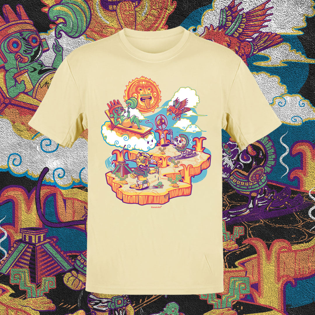 Solstice T-shirt | Solar Mysticism and Cutting-Edge Screen Printing