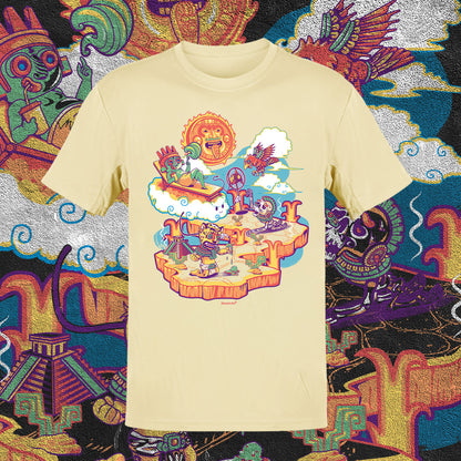 Solstice T-shirt | Solar Mysticism and Cutting-Edge Screen Printing