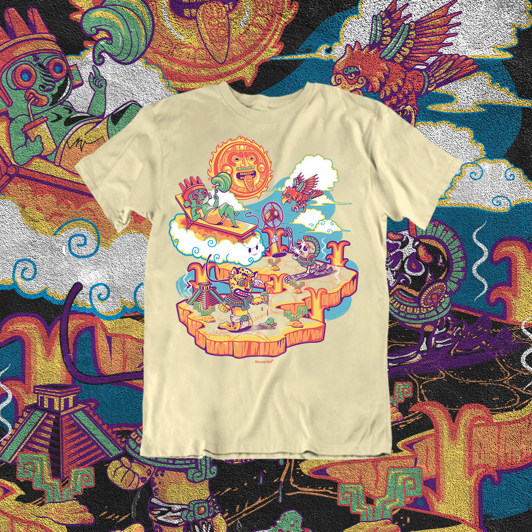 Solstice T-shirt | Solar Mysticism and Cutting-Edge Screen Printing