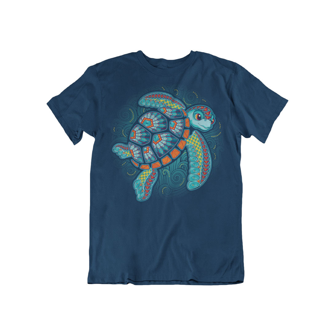 Tortuga azul Playera para Hombre