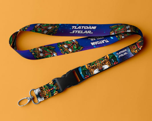 Lanyard Tlatoani Estelar: Portador de Estilo y Tradición Mexicana