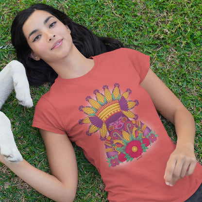 Xilonen Playera para Mujer | Diseño Mexicano y Exclusivo