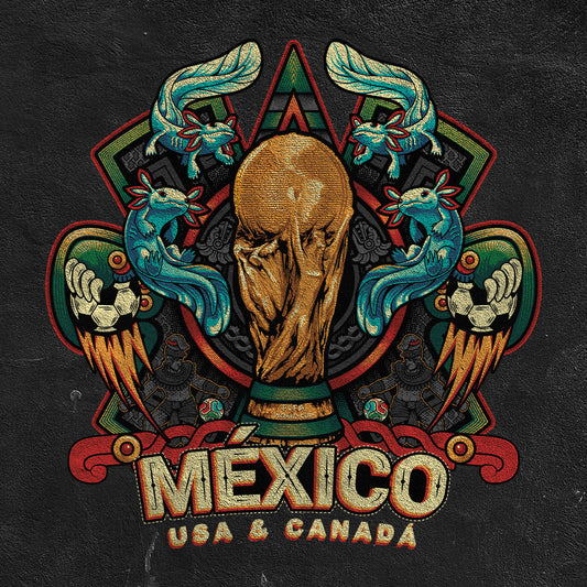Playera Ajolote Mundialista | Espíritu Ancestral del Juego Sagrado