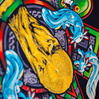 Playera Ajolote Mundialista | Espíritu Ancestral del Juego Sagrado