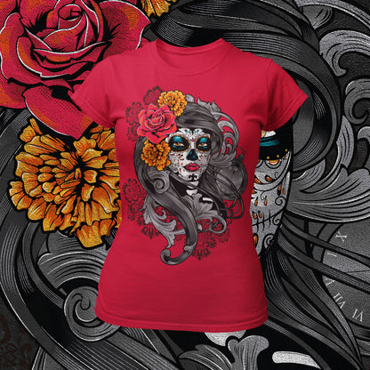 Chicana Playera para Mujer | Diseño Mexicano y Exclusivo