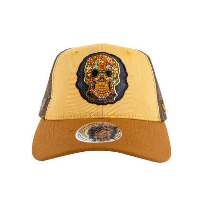 Gorra La Calavera Plana | Estilo Audaz y Cultura Mexicana