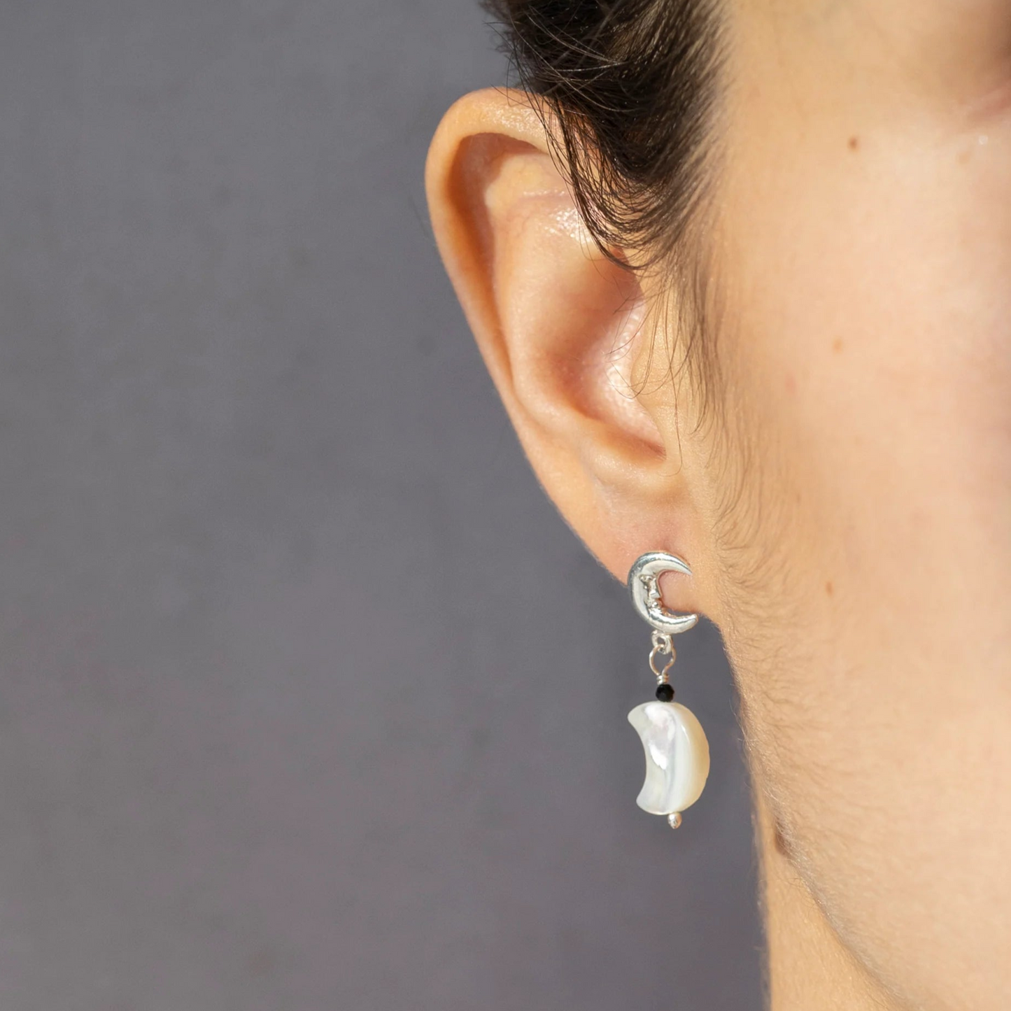 Joyería Aretes Luna y Estrella